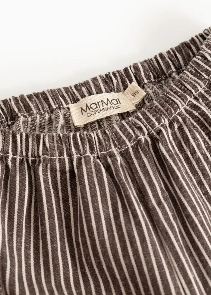 MarMar Copenhagen | Panto broek | Dark brownie stripe