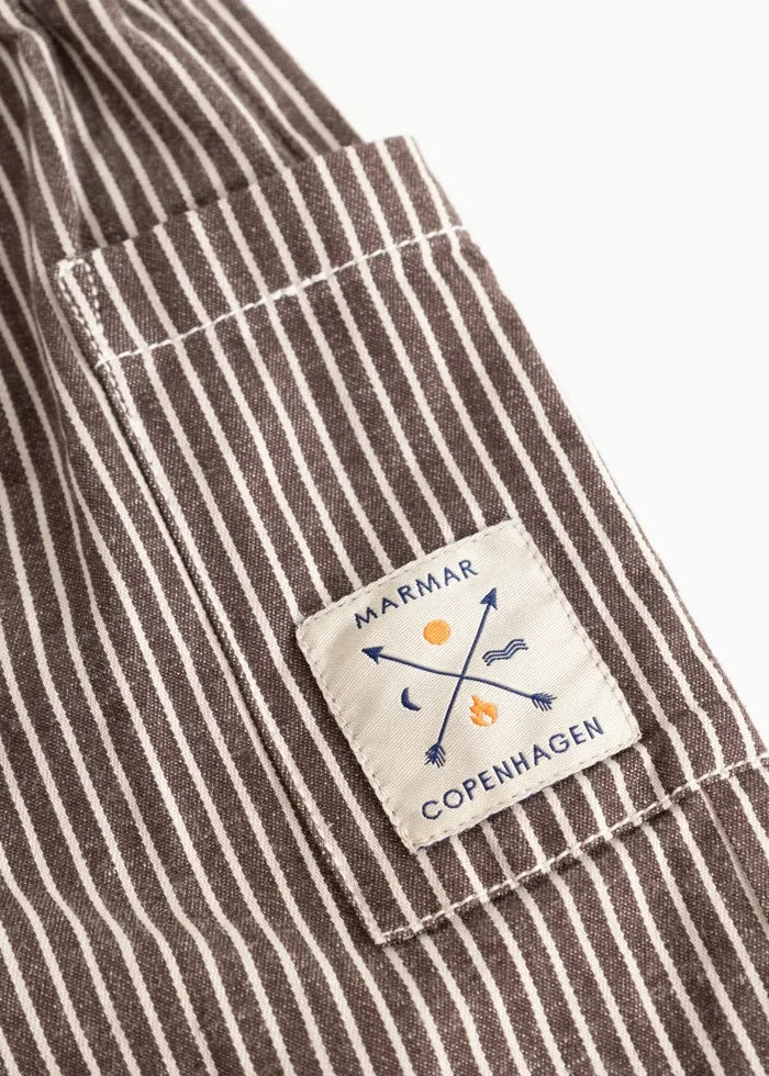 MarMar Copenhagen | Panto broek | Dark brownie stripe