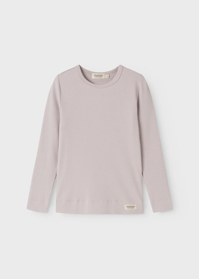 MarMar Copenhagen | Plain tee longsleeve | Cloud gray
