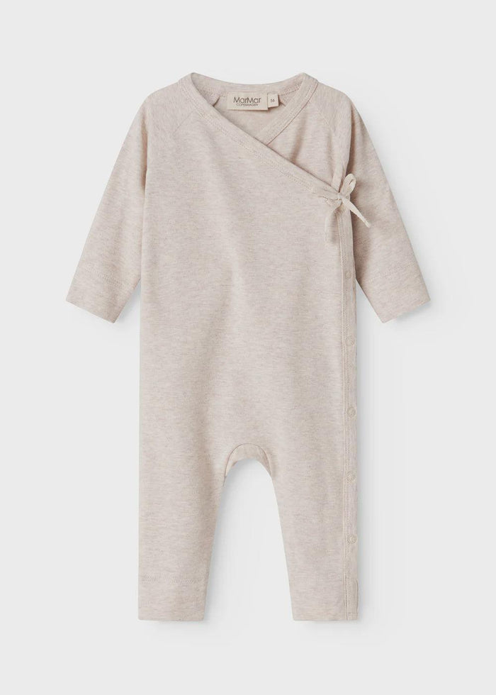 MarMar Copenhagen | Rula babysuit - Light Beige Mel.