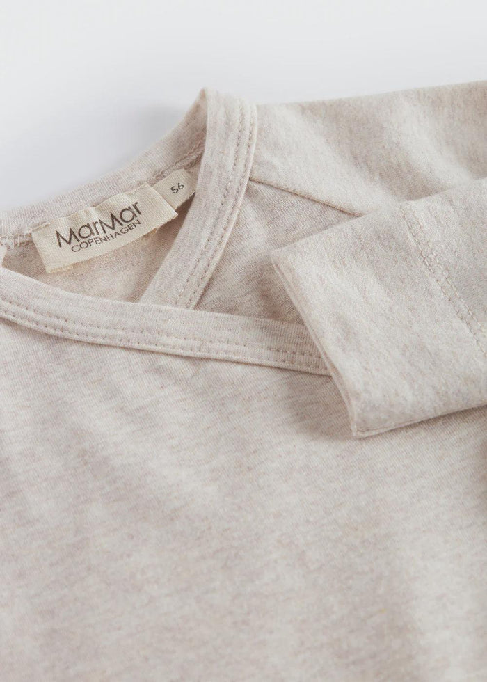 MarMar Copenhagen | Rula babysuit - Light Beige Mel.