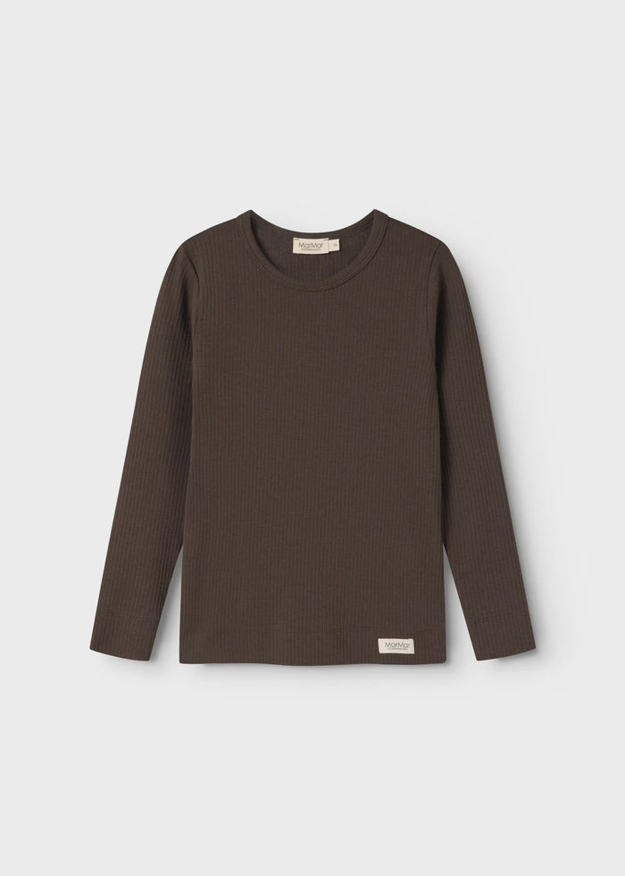 MarMar Copenhagen | tee longsleeve | Dark roast