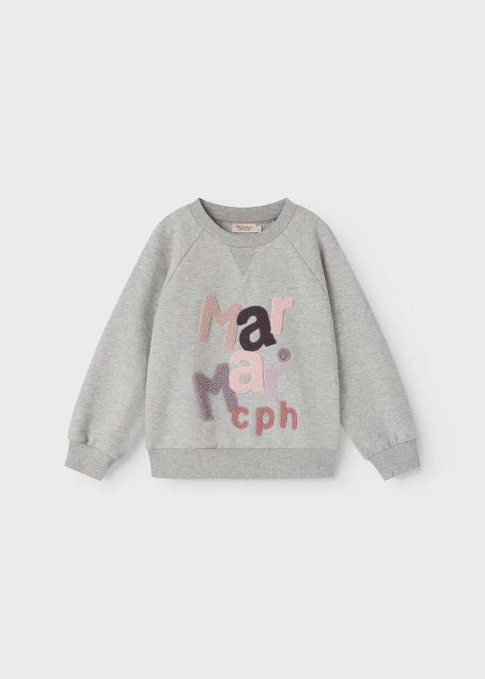 MarMar Copenhagen | Theos sweatshirt | Cloud grey logo