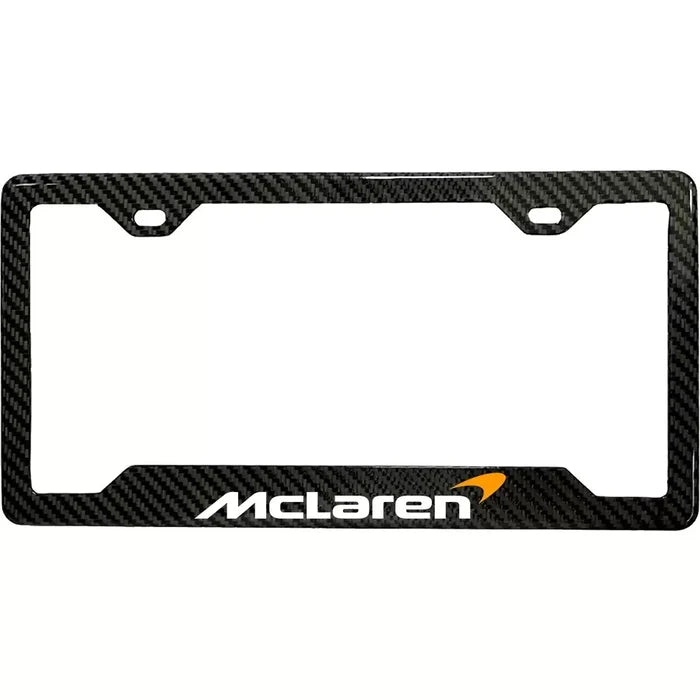 McLaren Carbon Fiber License Plate Frame
