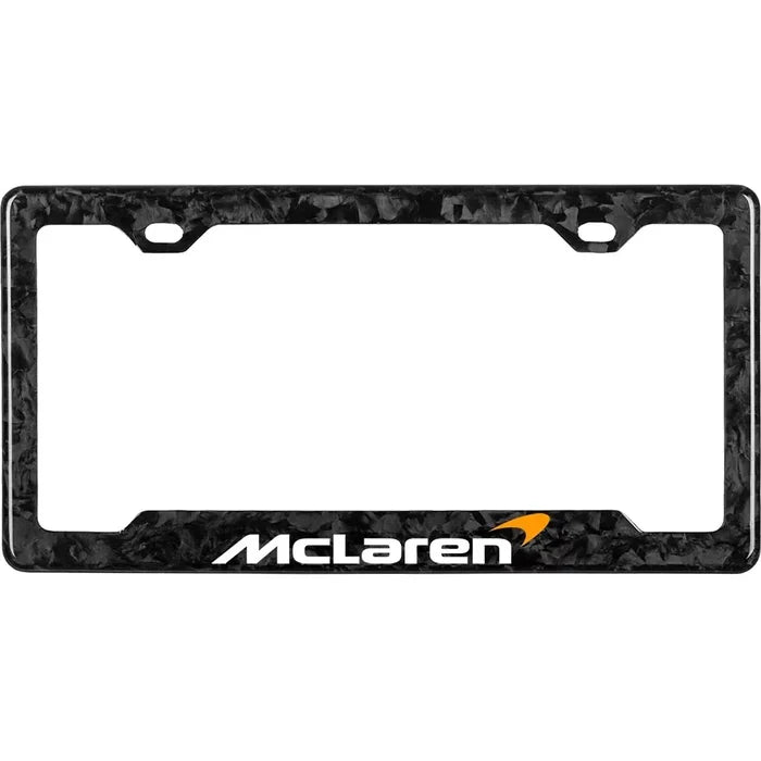 McLaren Carbon Fiber License Plate Frame