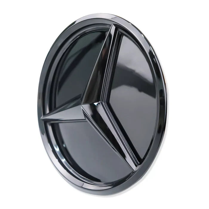 Mercedes Benz Full Black Star Emblem - Mercedes Benz  W205 W212 C300, C43 AMG, E350, E550, E63 AMG