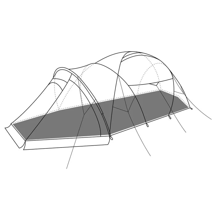 Mont Epoch Tent Footprint - Dimensions 2