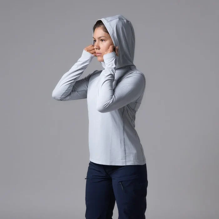 Mont Sundance UPF 50+ Hoodie Women's - Mist Hood 4