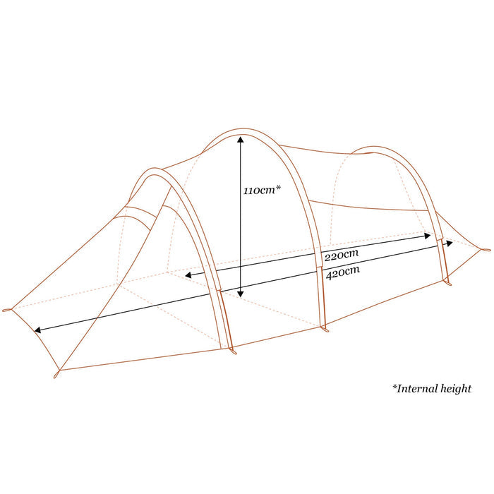 Mont Supercell EX 4 Season Tunnel Tent Rental 8