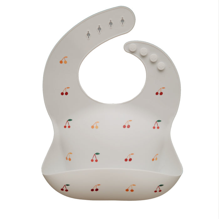 Mushie - Silicone Bib Cherries