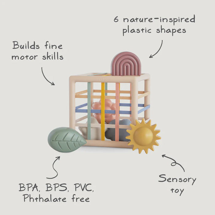 Mushie Elastic shape sorter