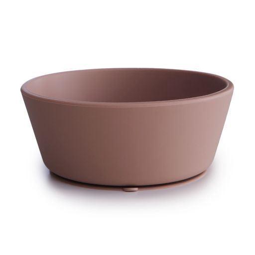 Mushie | Silicone bowl met zuignap | Cloudy mauve