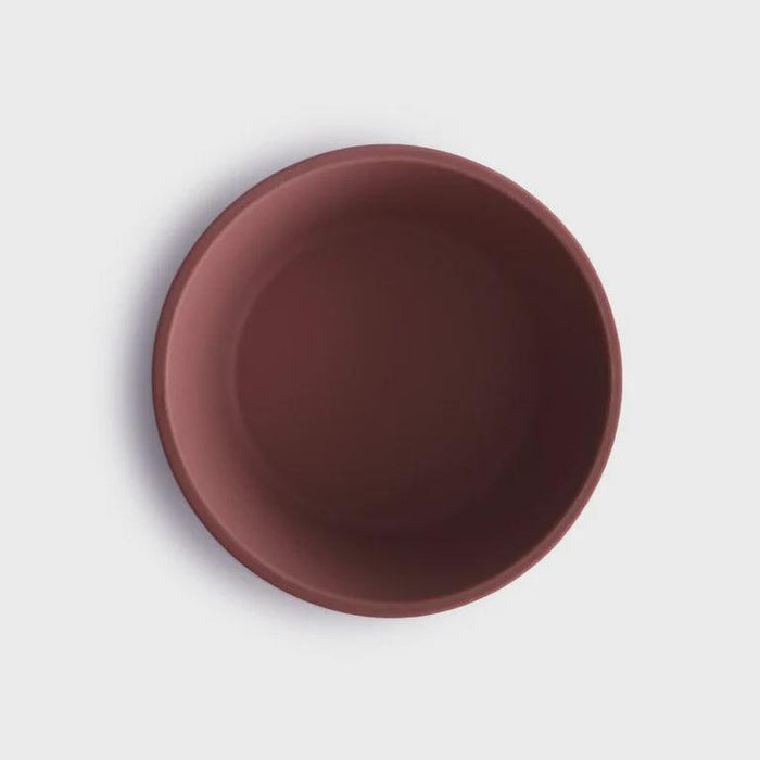 Mushie | Silicone bowl met zuignap | Woodchuck
