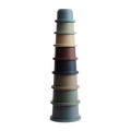 Mushie | Stacking cups forest