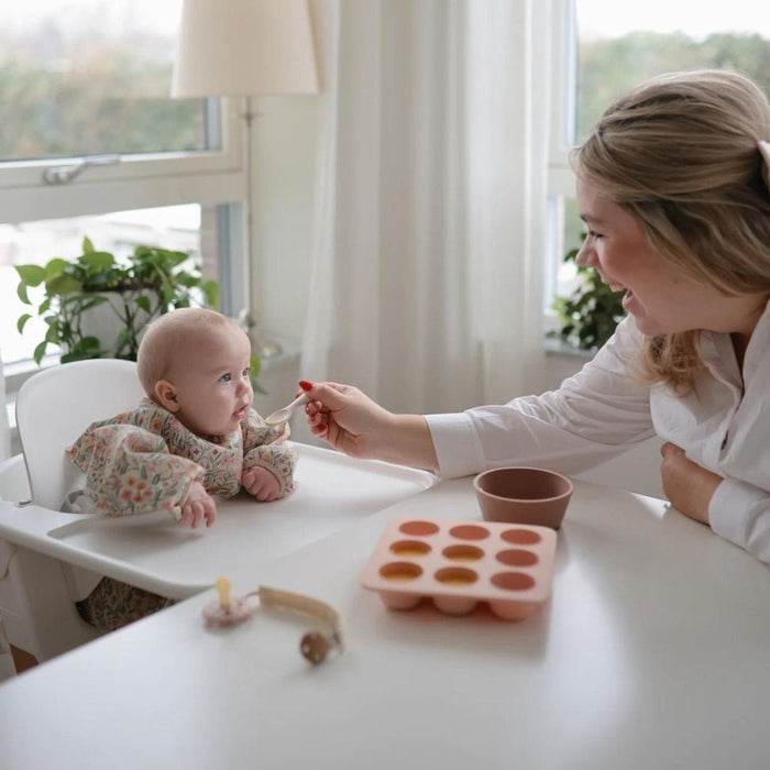 Mushie | Starter Spoons | Blush / Shifting Sand
