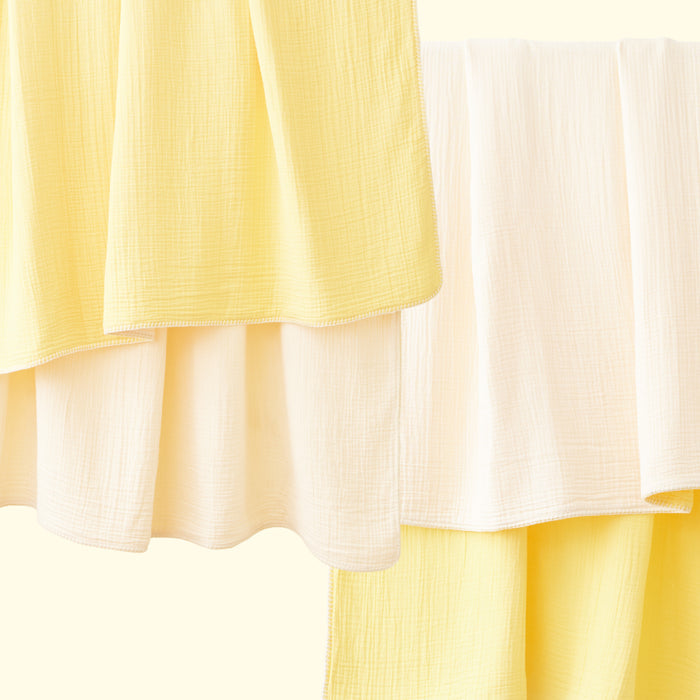 bearaby newly launched lemon icing muslin blanket
