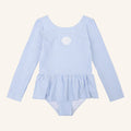Navy Natural | Swimsuit blue stripe