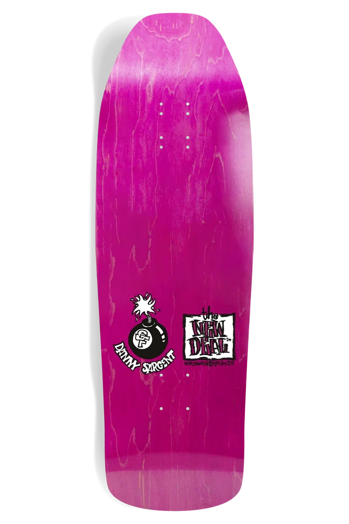 New Deal Danny Sargent Monkey Bomb Skateboard Deck
