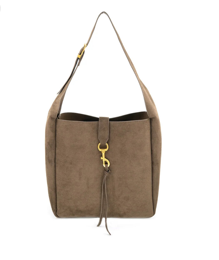 Noa Suede Chocolate Tote BC Bag