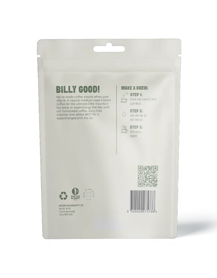 Offgrid Billy Instant Coffee 8 Pack 2