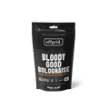 Black package of 'Bloody Good Bolognese' by offgrid on a white background
