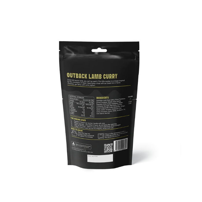 Black packaging of 'Coconut Lime Chicken' with green text on a white background