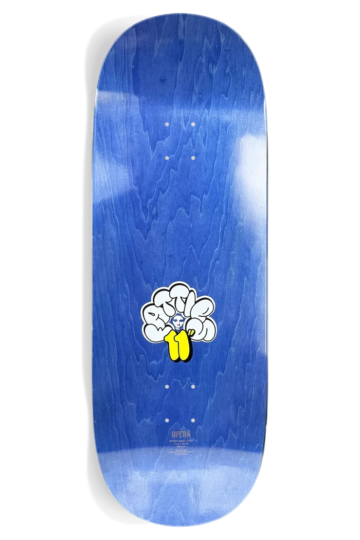 Opera Fatties Torn Spike Purple/Pink 11" Skateboard Deck