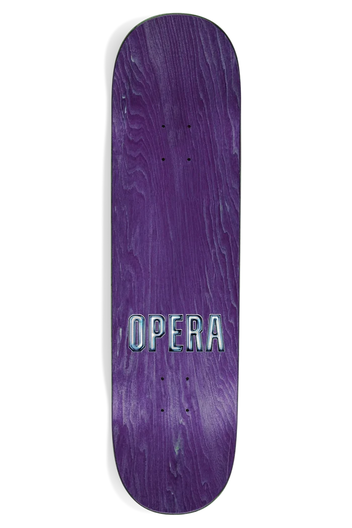 Opera Trey Wood Lightning EX7 Black/Silver Skateboard Deck