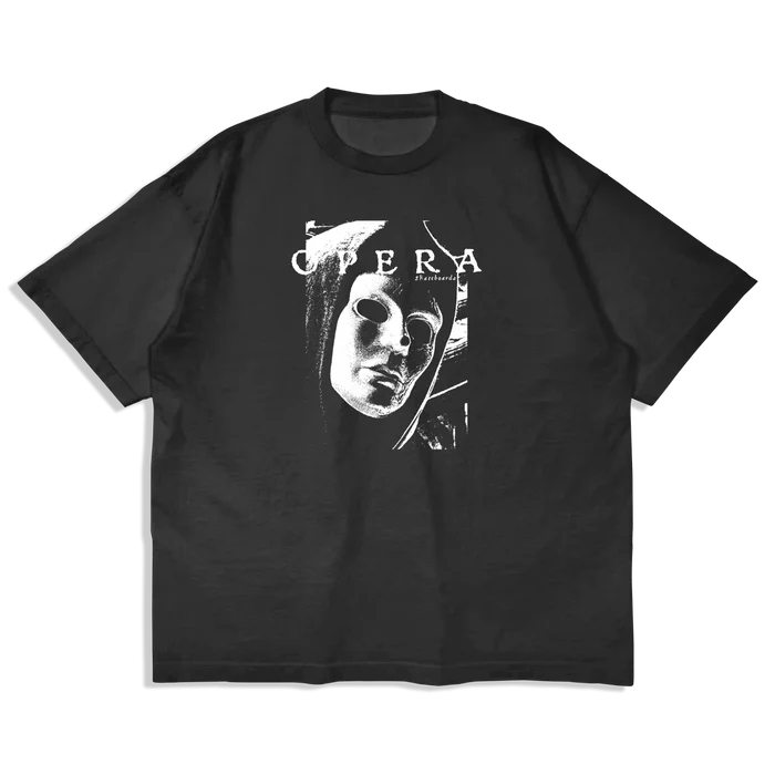 Opera Watching Garment Dye Premium Black Short Sleeve T-Shirt