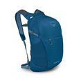 Blue Osprey daylight plus backpack on a white background