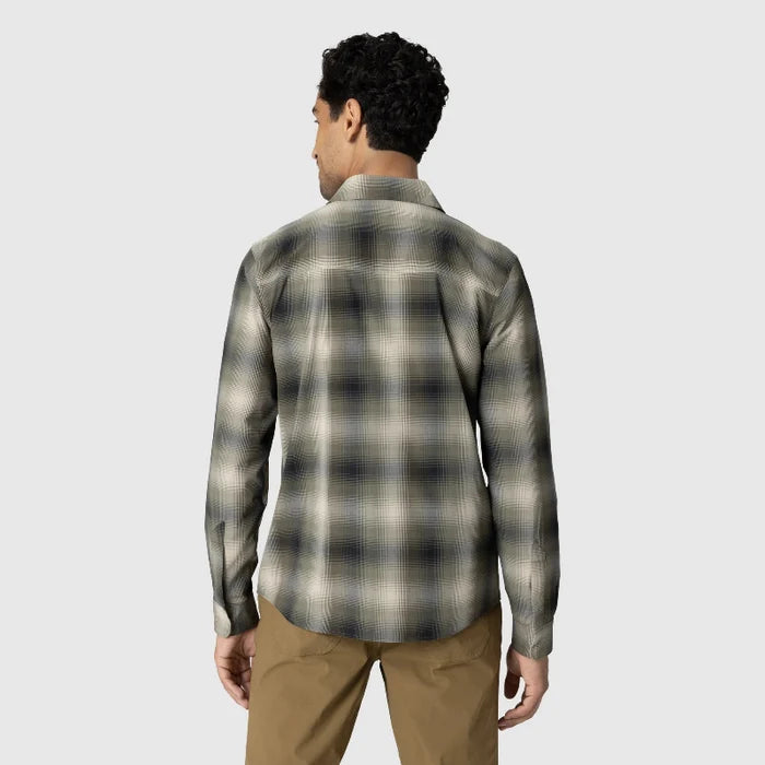 Outdoor Research Men's Astroman Long Sleeve Sun Shirt - Ranger Green Back 3