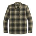 Outdoor Research Men's Astroman Long Sleeve Sun Shirt - Ranger Green Flat Lay 4