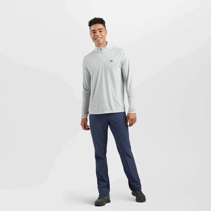Outdoor Research Men's Echo Quarter Zip - Pebble 3