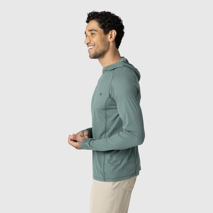 Outdoor Research Men's Echo Sun Hoodie - Malachite Side 8