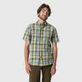 Outdoor Research Men's Rooftop Short Sleeve Shirt - Dark Olive Plaid 1