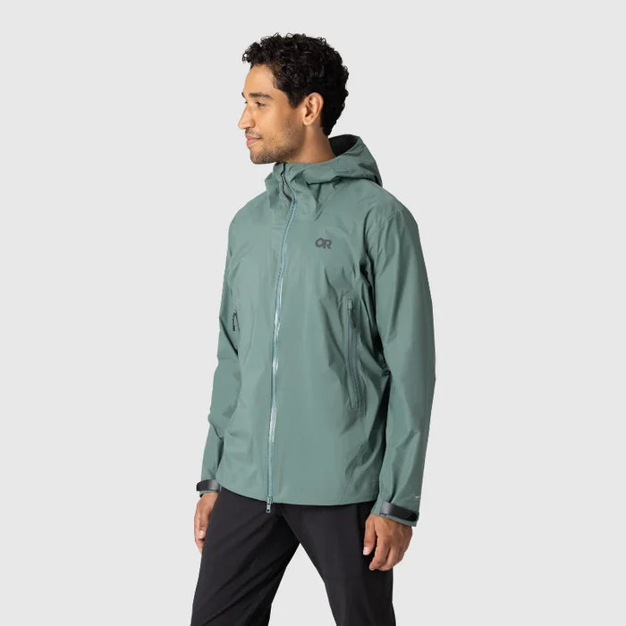 Outdoor Research Men's Skychaser Rain Jacket - Malachite Side 2