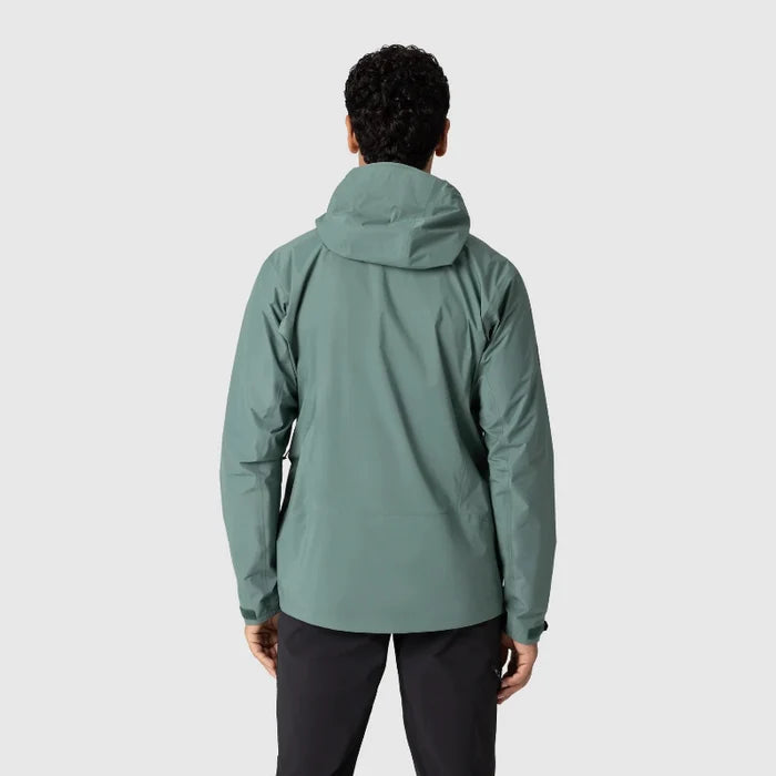Outdoor Research Men's Skychaser Rain Jacket - Malachite Back 6