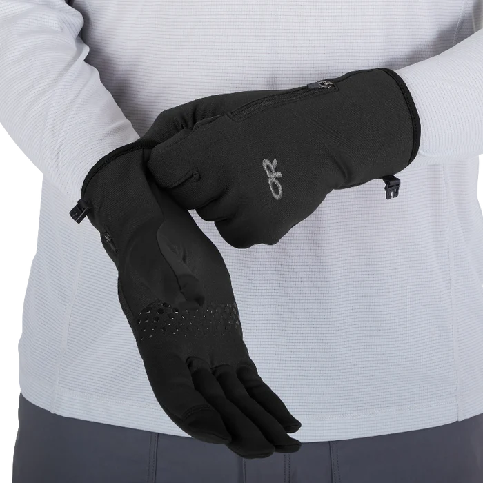 Outdoor Research Men's Versaliner Sensor Gloves - Liner Worn 5