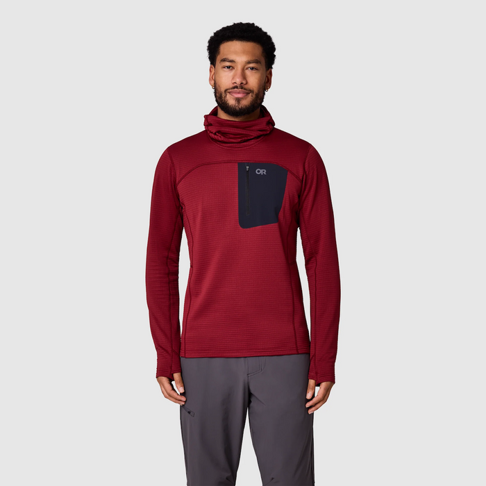 Outdoor Research Men's Vigor Grid Fleece Pullover Hoodie