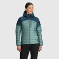 Outdoor Research Women's Helium Down Hoodie - Neptune Harbour 6