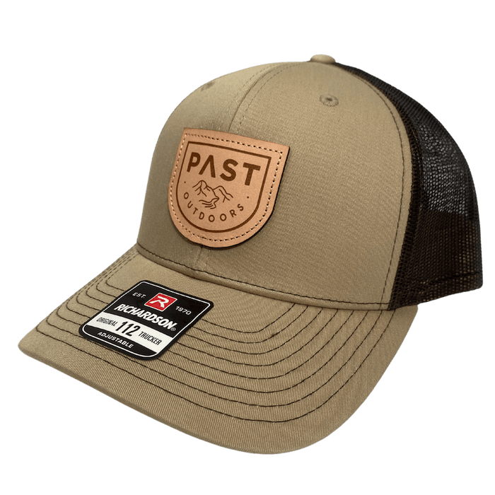 PAST Outdoors Originals Truckers Hat - Khaki Coffee 4