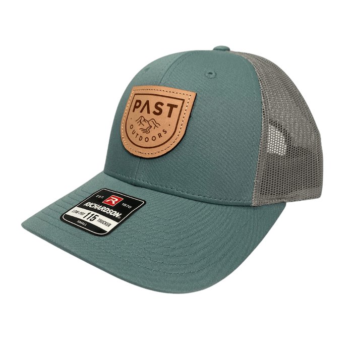 PAST Outdoors Originals Truckers Hat - Aluminium Smoke Blue 8