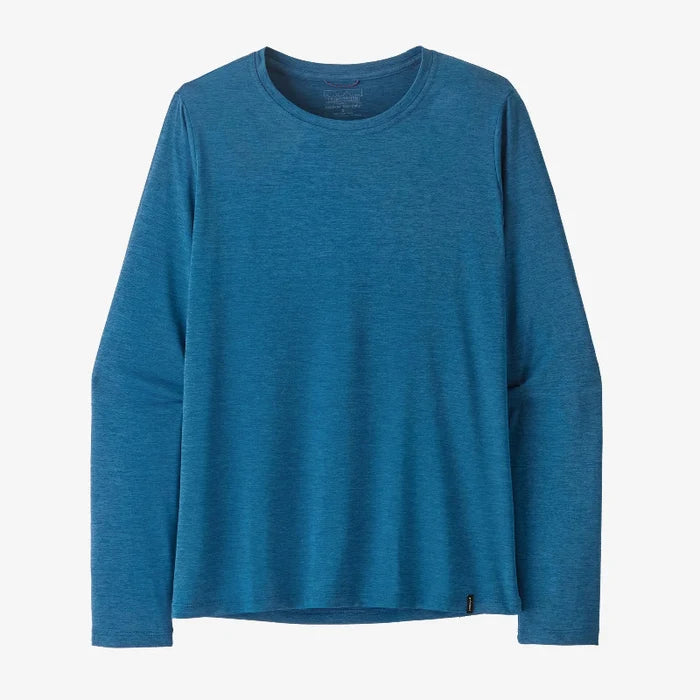 Patagonia Women's Long-Sleeved Capilene Cool Daily Shirt in aquatic blue