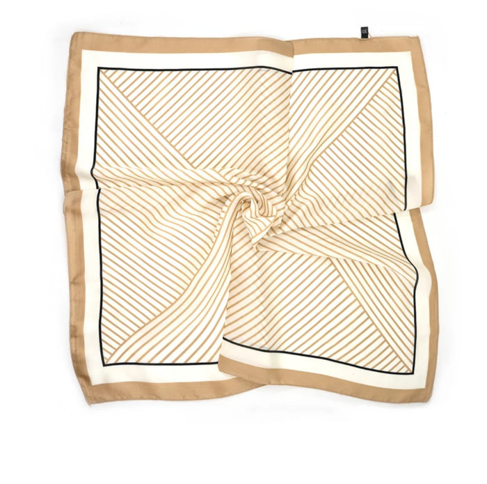 Patricia Khaki Geometric Print BC Scarf