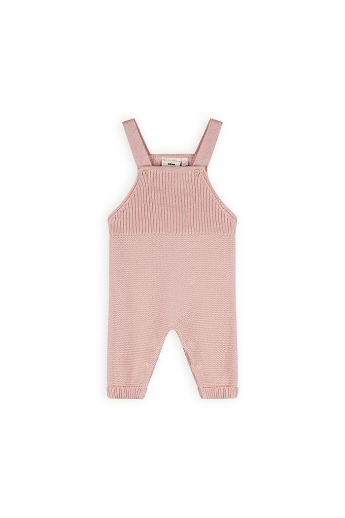 Petit maison | Seyo knitted salopet | pastel pink