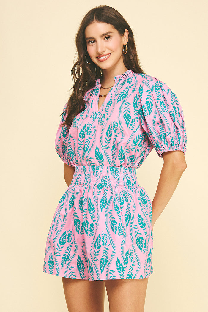 PINCH Nelly Botanical Print Blouse Top SALE