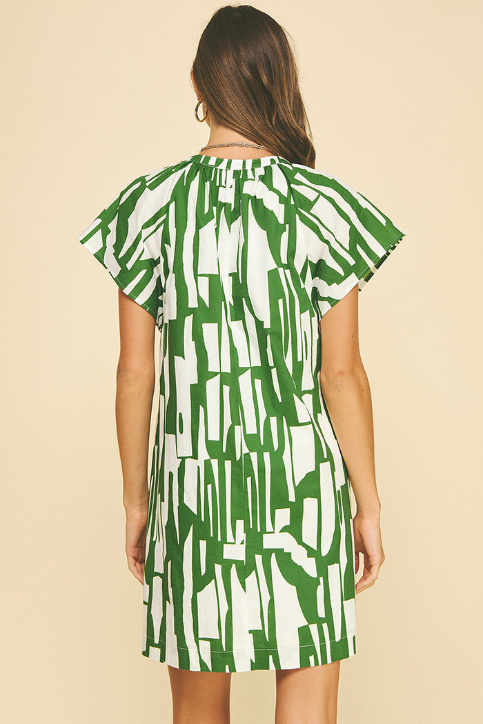 PINCH Rebecca Print Mini Tunic Dress