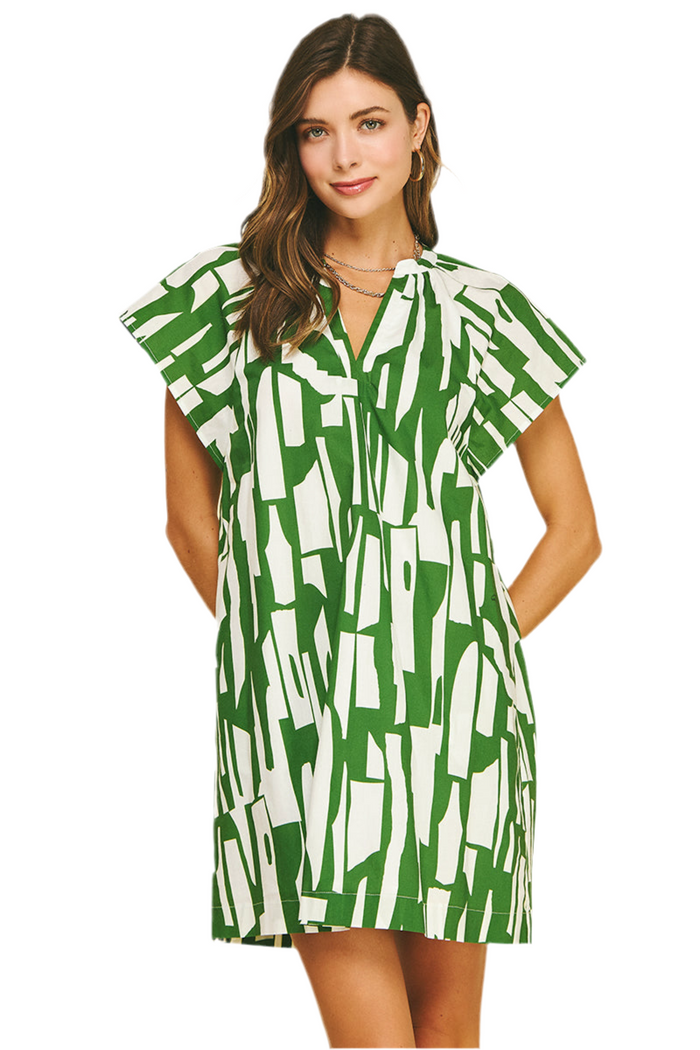 PINCH Rebecca Print Mini Tunic Dress