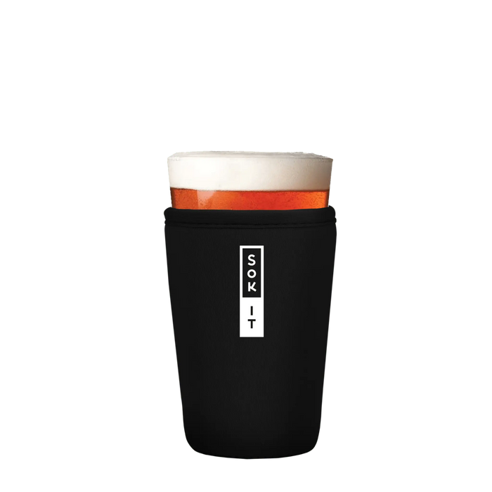 Sok-It PintSok - Black   PintGlassSok-Classic Solid