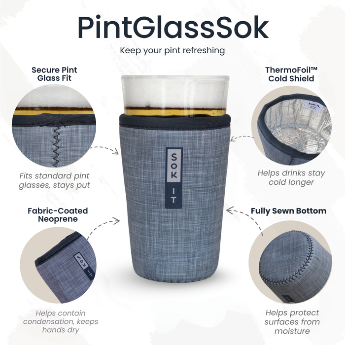 Sok-It PintGlassSok - Blue Ridge